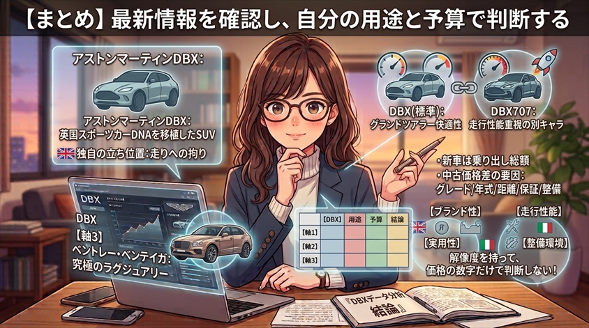 まとめ──最新情報を確認し、自分の用途と予算で判断する