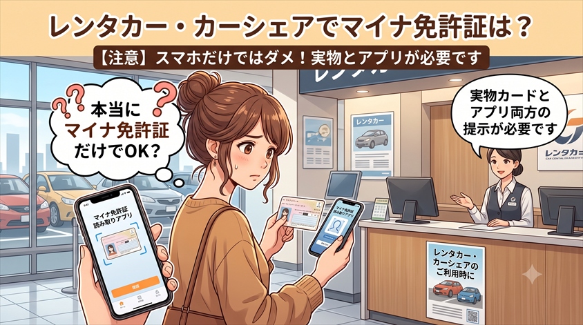 レンタカー・カーシェア・本人確認で気をつけたいこと