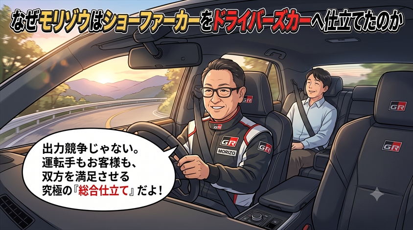 なぜモリゾウはショーファーカーをドライバーズカーへ仕立てたのか