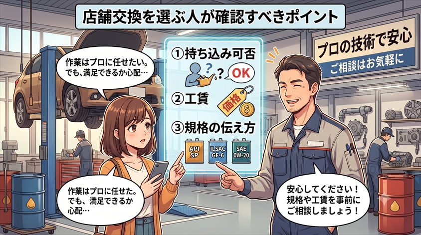 店舗交換を選ぶ人が確認すべきポイント