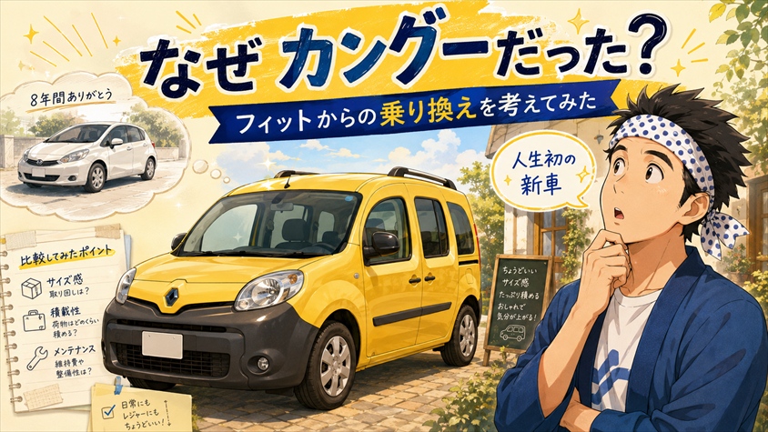 なぜルノー カングーだったのか?池崎さんらしい選択を読み解く