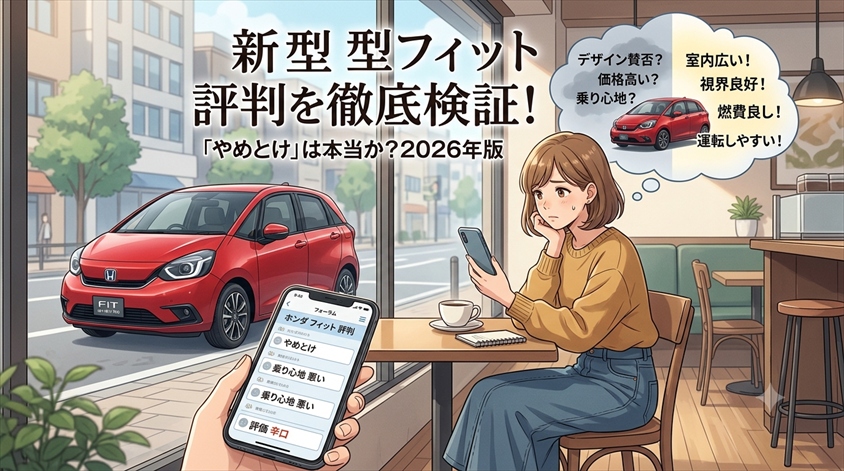 ホンダ新型フィットの評判を徹底検証、公式情報で確認する2026年版