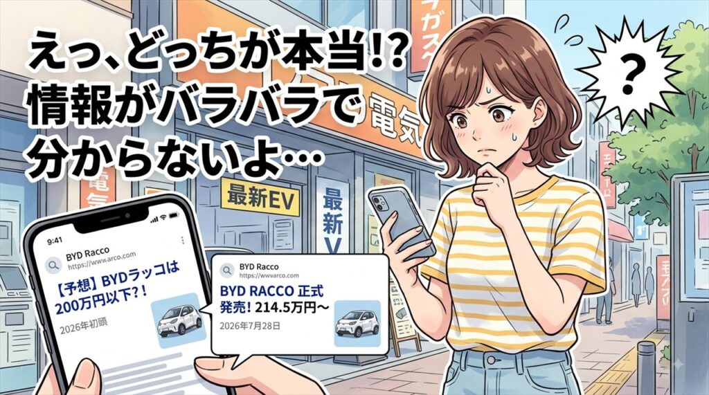 BYDラッコって実際どう?軽EVとしての価格・仕様・評判を徹底検証