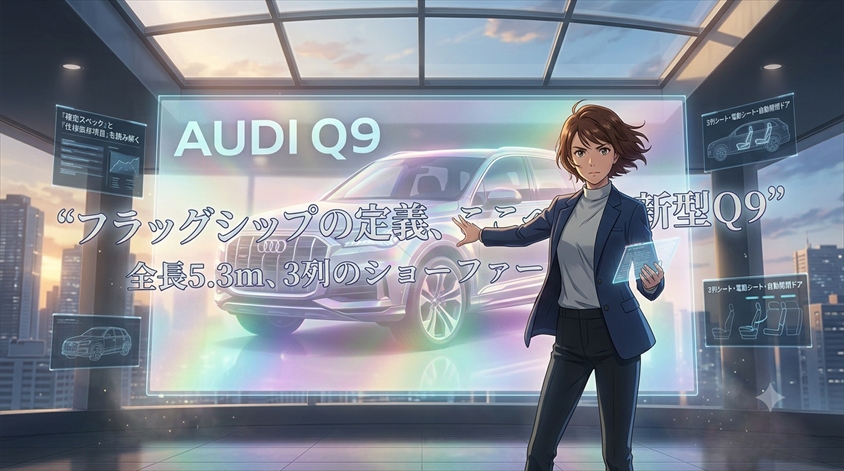 新型Q9のサイズ・座席・内装・装備・パワートレインの要点