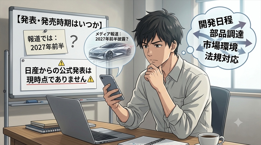 発表・発売時期はいつか|報道されている時期と公式発表の差分