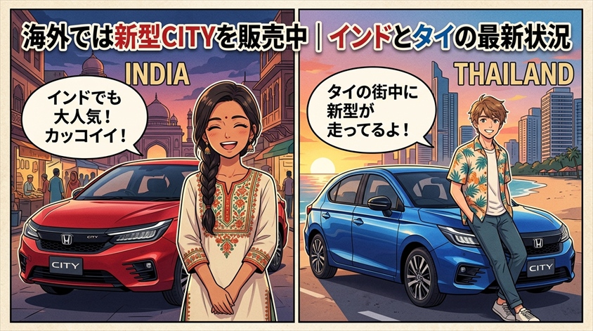 海外では新型CITYを販売中|インドとタイの最新状況