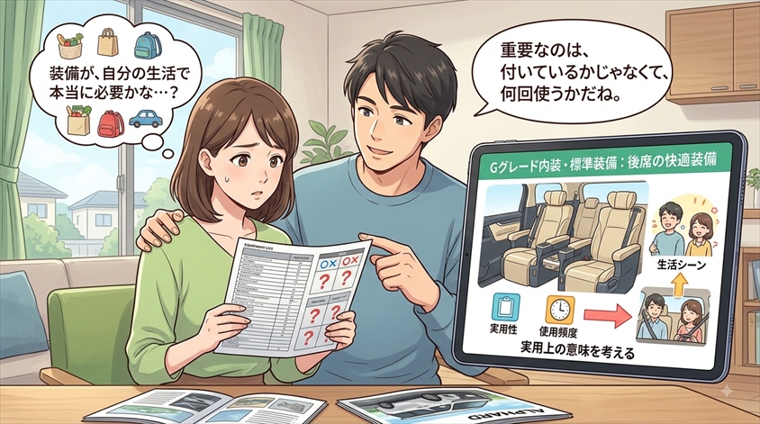 Gグレードの内装・標準装備|後席の快適装備はどこまであるか