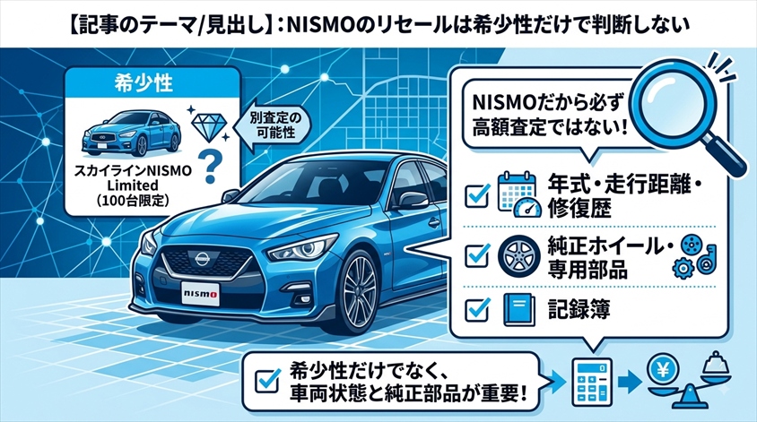 NISMOのリセールは希少性だけで判断しない
