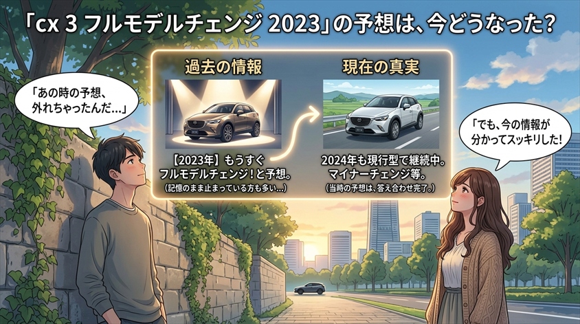「CX-3 フルモデルチェンジ 2023」の予想は、今どうなった？過去情報と現在の違い