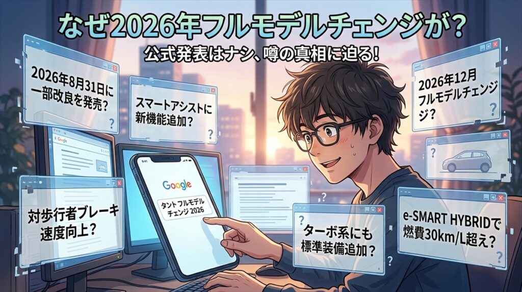 なぜ「2026年フルモデルチェンジ」がこれほど検索されているのか