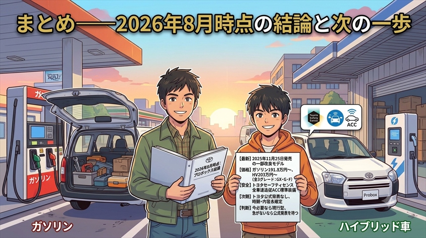 まとめ——2026年8月時点の結論と次の一歩