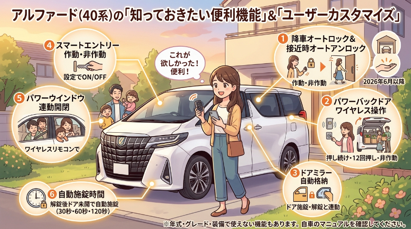 知っておきたい便利機能・ユーザーカスタマイズ機能