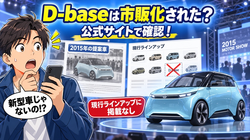 D-base(ダイハツ)は市販化された?公式サイトで確認した最新結果