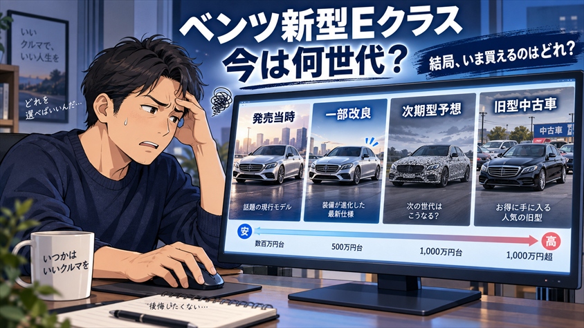 【2026年最新】ベンツ新型Eクラス、今は何世代？現行モデルを完全整理
