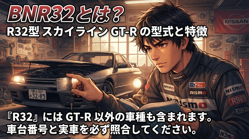BNR32とは?R32型スカイラインGT-Rの型式と特徴