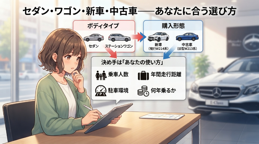 セダン・ワゴン・新車・中古車——あなたに合う選び方