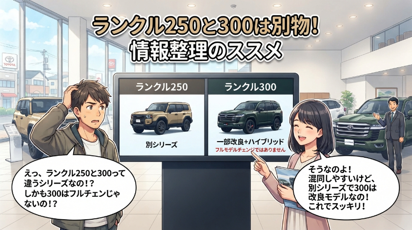 ランクル250やフルモデルチェンジ情報とは分けて考える