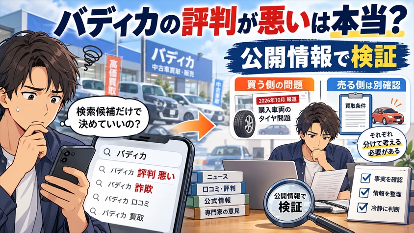【2026年】バディカの評判が悪いは本当？口コミ1,499件を公開情報で検証