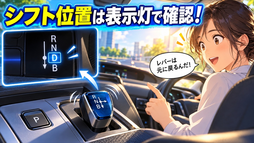 プリウスのシフトレバーは位置で判断しない｜表示灯で確かめる使い方