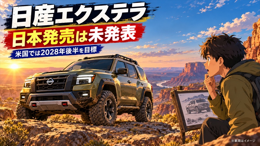 日産 エクステラ 日本発売は未発表【10月25日時点】日産公式を調査