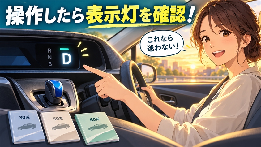 まとめ｜プリウスのシフトレバーは「表示灯で確認」が鉄則