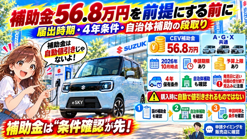 補助金568,000円を前提にする前に｜届出時期・4年条件・自治体補助の段取り
