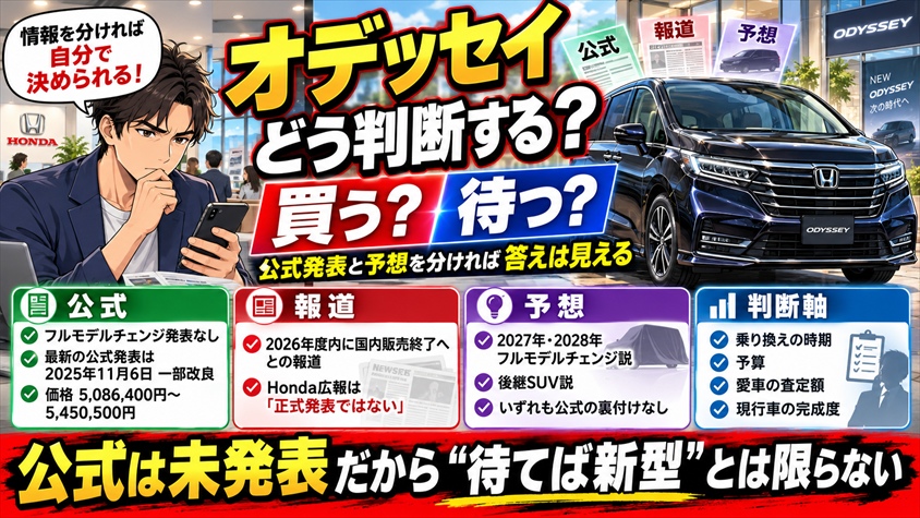 まとめ：公式発表と予想を分ければ、買う・待つの答えは自分で出せる