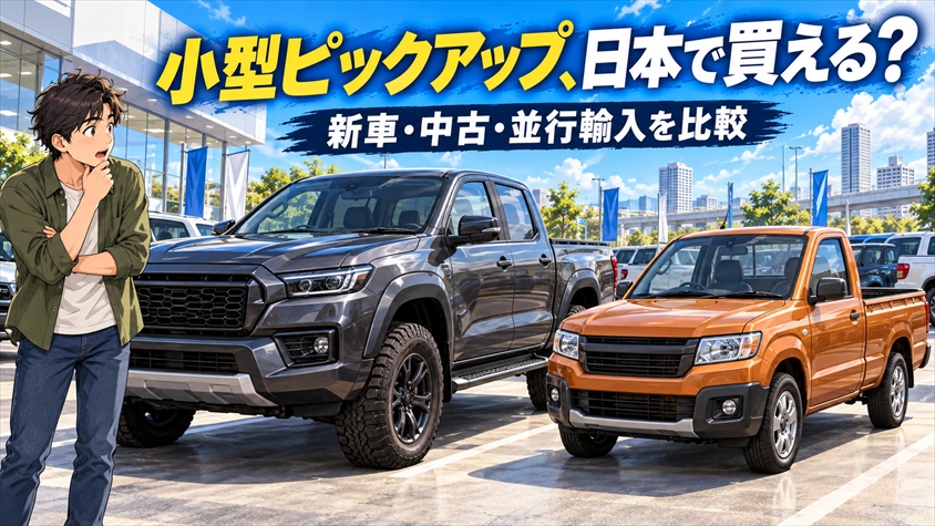 ピックアップ トラック 小型を日本で買うなら|新車・中古・並行輸入